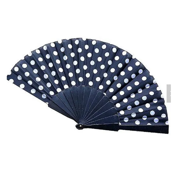 Custom galaxy folding fan, purple nebula print — design 4
